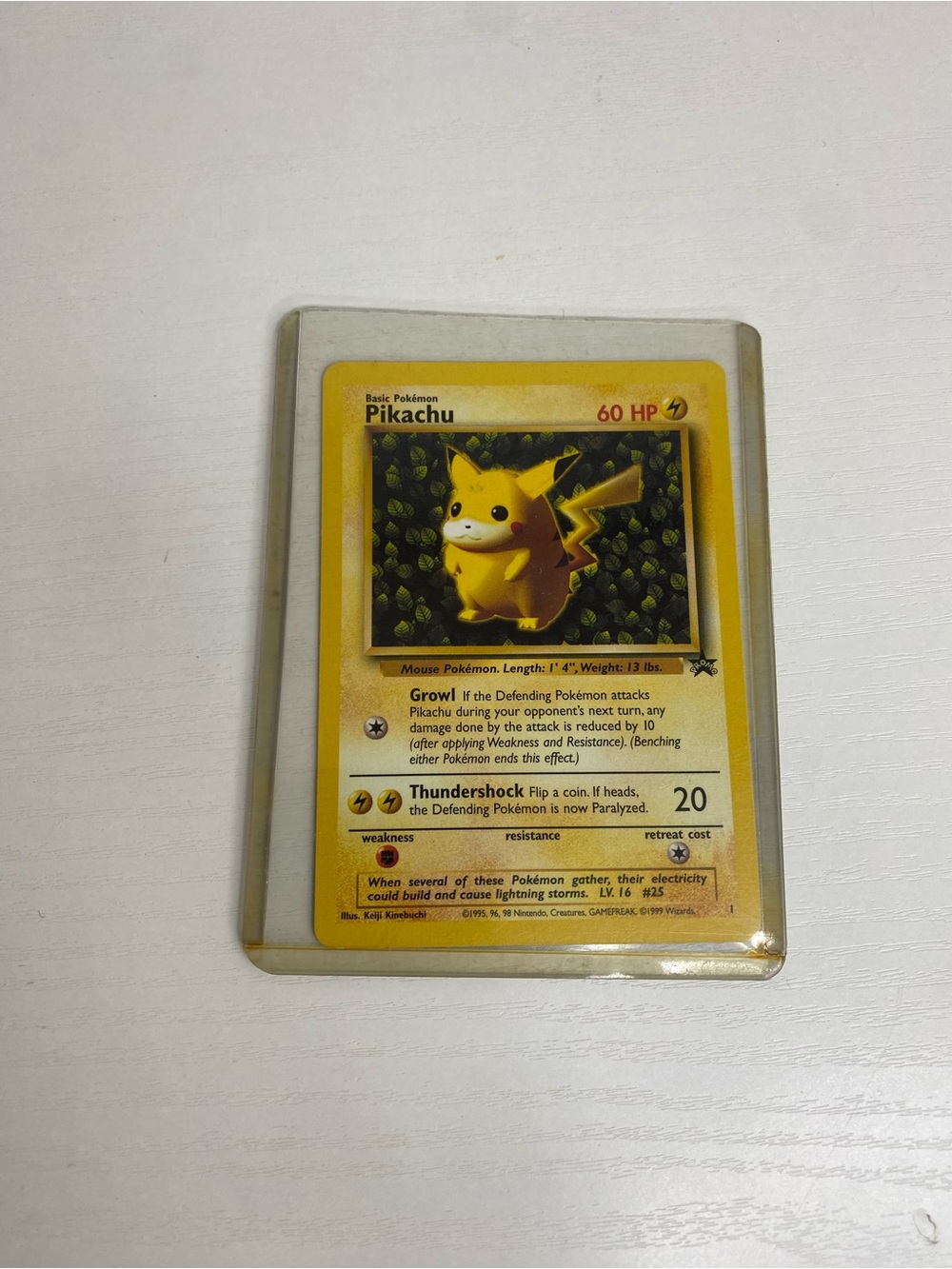 1999 Pokemon PIKACHU - Black Star Promos - 1 - Pokemon card